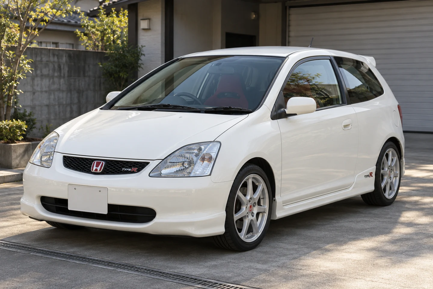 2001年の日本仕様EP3シビック TYPE Rを参考にしたAI生成イメージ