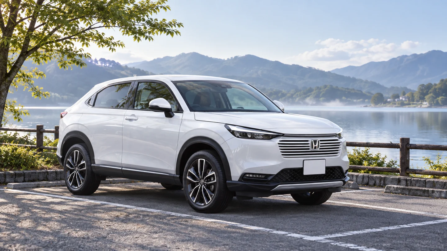 現行ヴェゼルe:HEV Zの公式実車写真を参考にしたAI生成イメージ