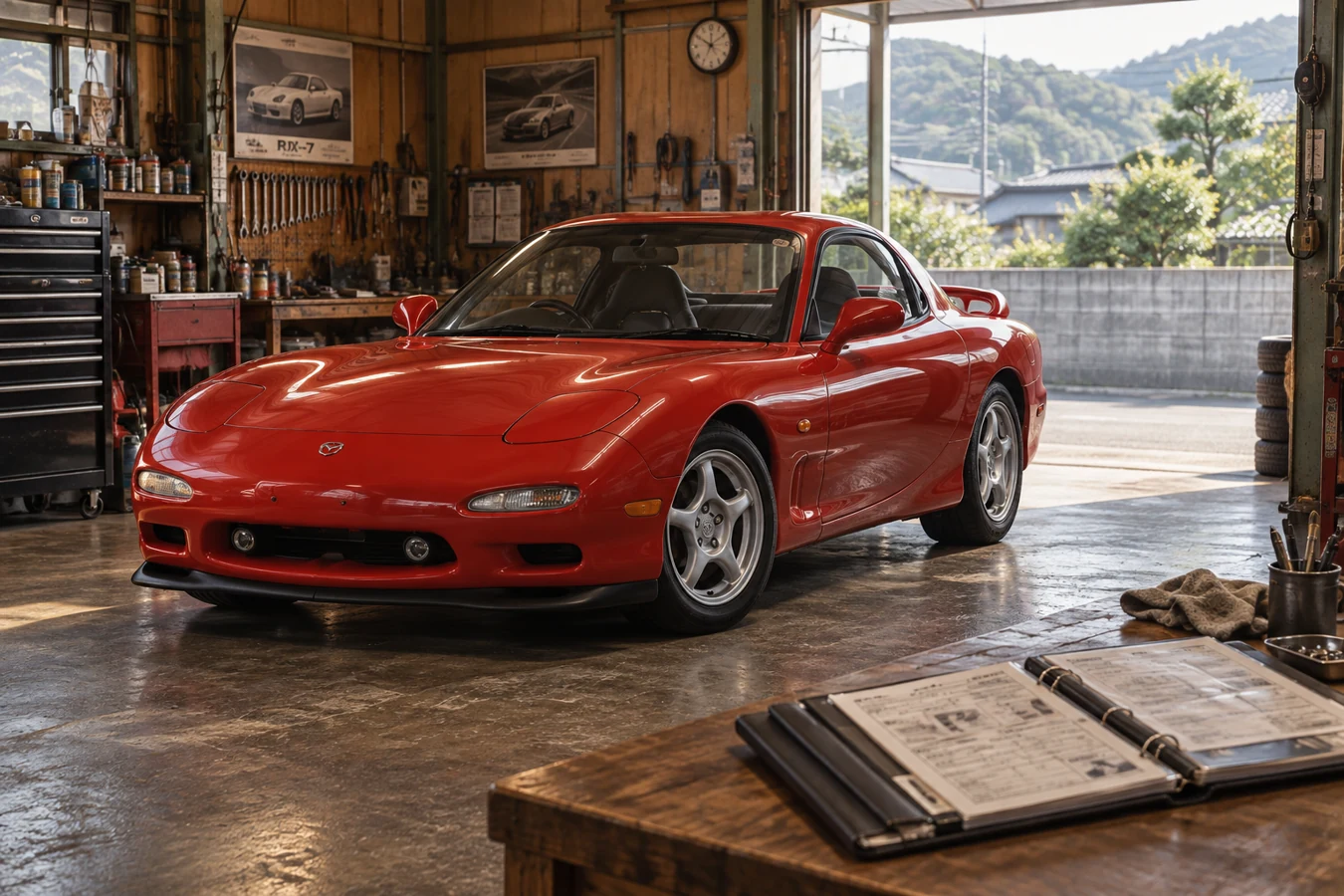 RX-7・RX-8を売る前にの説明用AI生成イメージ