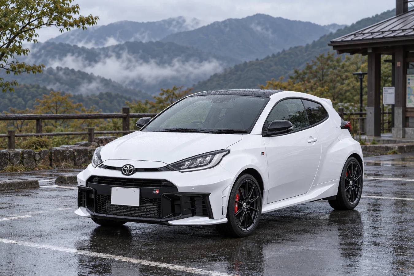 WRX STIからGRヤリスへの説明用AI生成イメージ
